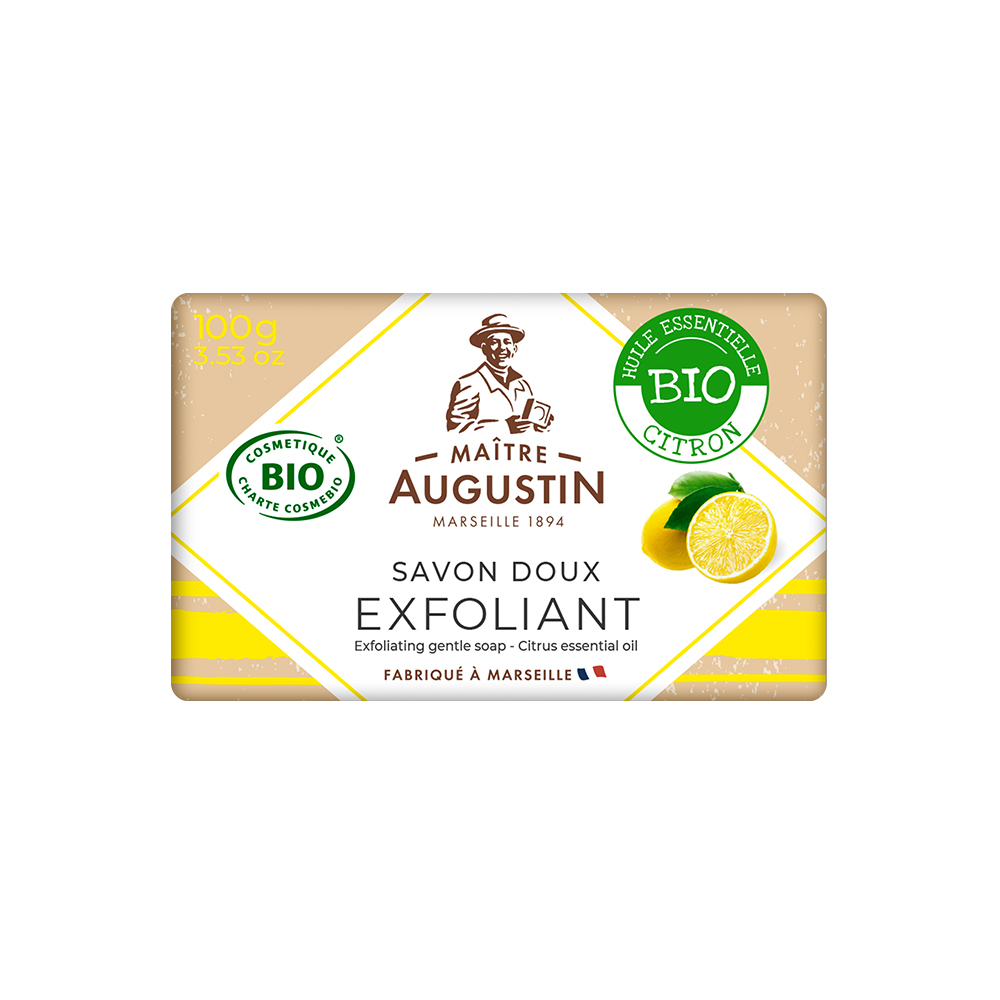 サボン・ドゥ・エクスフォリアント・ビオ シトラス 100g　Maitre Augustin